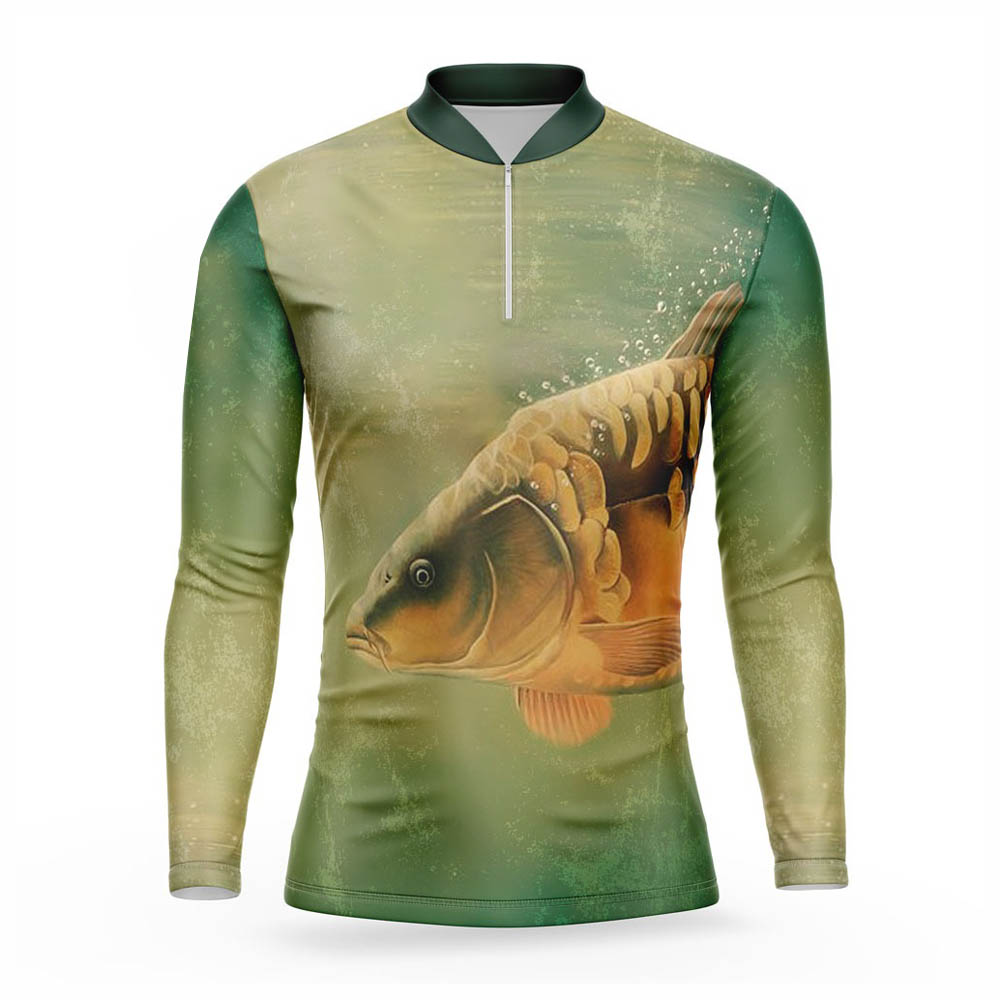 Fishing Shirts ( Chinese Collared Long Sleeve )