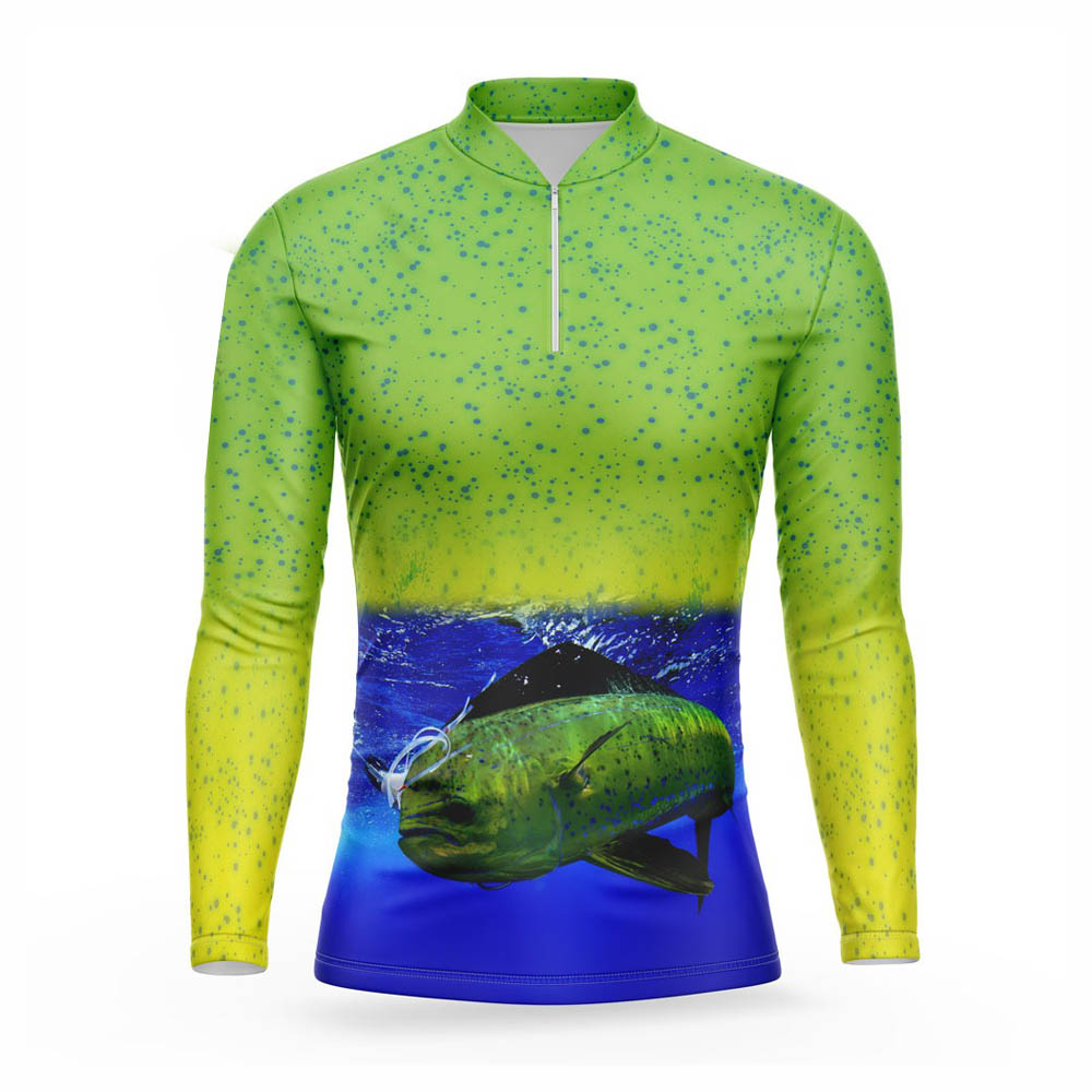 Fishing Shirts ( Chinese Collared Long Sleeve )