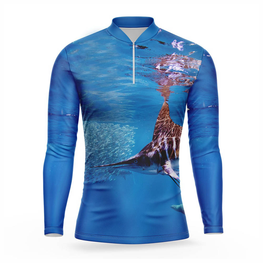 Fishing Shirts ( Chinese Collared Long Sleeve )
