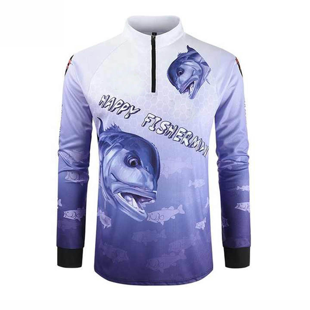 Fishing Shirts ( Chinese Collared Long Sleeve )
