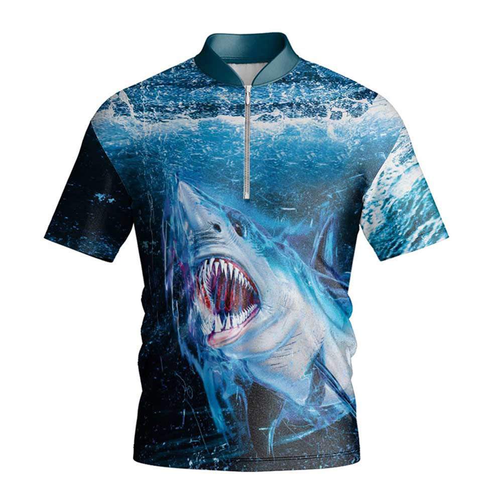 Fishing Shirts ( Chinese Collared Short Sleeve )